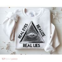 Seeing Eye Realize Real Lies Truth Awareness Sweatshirt thumb 2