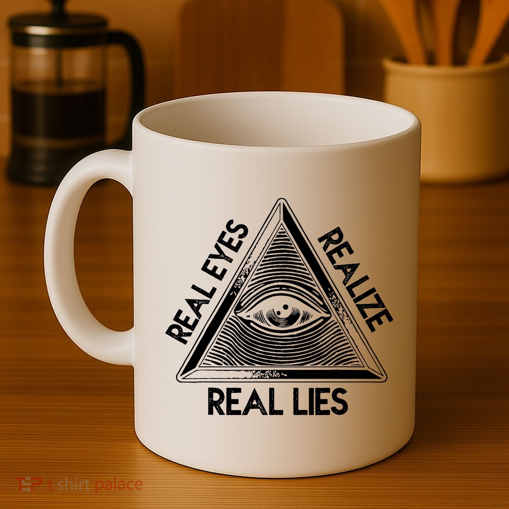 Seeing Eye Realize Real Lies Truth Awareness Coffee Mug