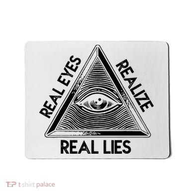 Seeing Eye Realize Real Lies Truth Awareness Mousepad