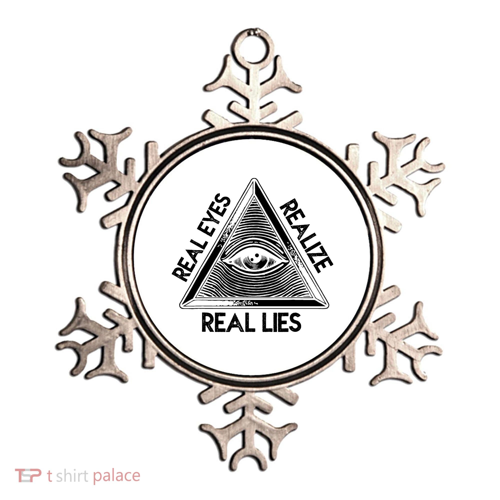 Seeing Eye Realize Real Lies Truth Awareness Ornament