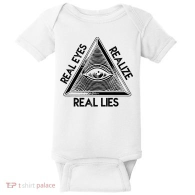 Seeing Eye Realize Real Lies Truth Awareness Baby Bodysuit