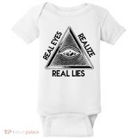 Seeing Eye Realize Real Lies Truth Awareness Baby Bodysuit thumb 0