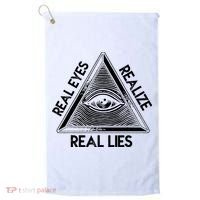 Seeing Eye Realize Real Lies Truth Awareness Golf Towel thumb 0