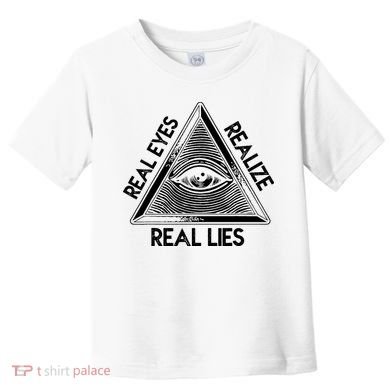 Seeing Eye Realize Real Lies Truth Awareness Toddler T-Shirt
