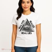 Seeing Eye Realize Real Lies Truth Awareness Women's T-Shirt thumb 4