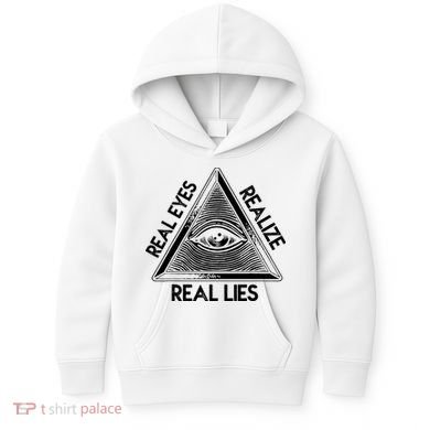 Seeing Eye Realize Real Lies Truth Awareness Kids Hoodie