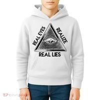 Seeing Eye Realize Real Lies Truth Awareness Kids Hoodie thumb 4
