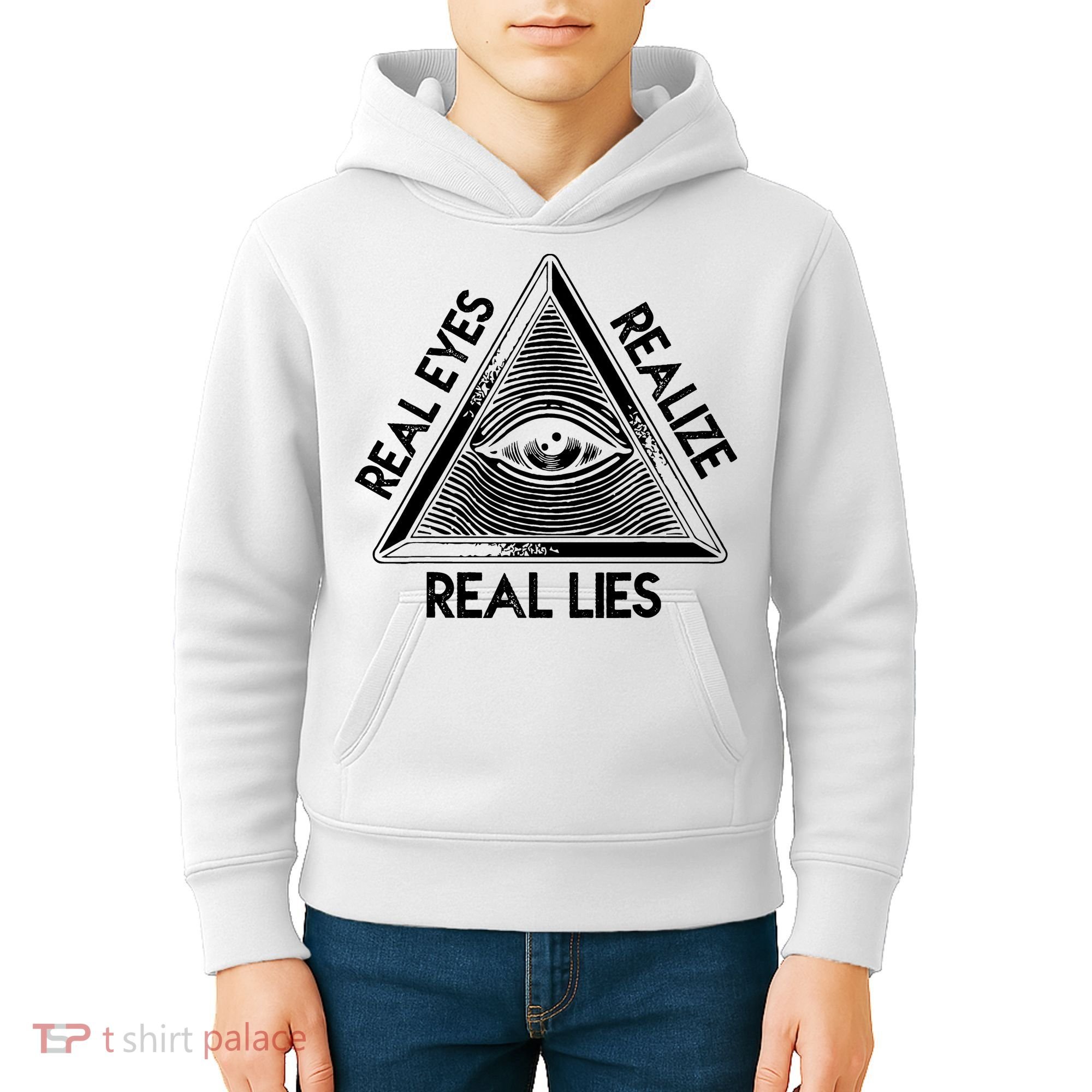 Seeing Eye Realize Real Lies Truth Awareness Kids Hoodie