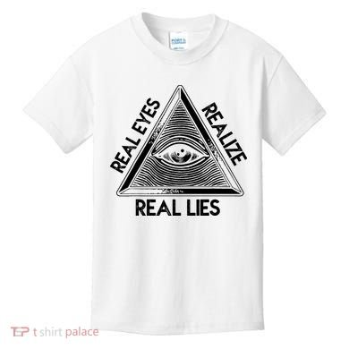 Seeing Eye Realize Real Lies Truth Awareness Kids T-Shirt