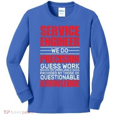 Service Engineer Kids Long Sleeve Shirt