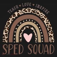 Special Education Sped Sped Squad Leopard Rainbow Modern Meaningful Gift Pajama Set thumb 2