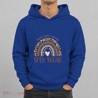 Special Education Sped Sped Squad Leopard Rainbow Modern Meaningful Gift Hoodie thumb 0