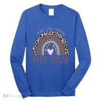 Special Education Sped Sped Squad Leopard Rainbow Modern Meaningful Gift Long Sleeve Shirt thumb 0