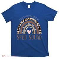 Special Education Sped Sped Squad Leopard Rainbow Modern Meaningful Gift T-Shirt thumb 0
