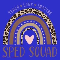 Special Education Sped Sped Squad Leopard Rainbow Modern Meaningful Gift Tote Bag thumb 4