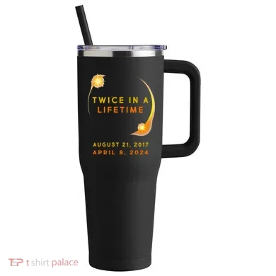 Solar Eclipse 40oz Vacuum Insulated Stainless Steel Travel Tumbler