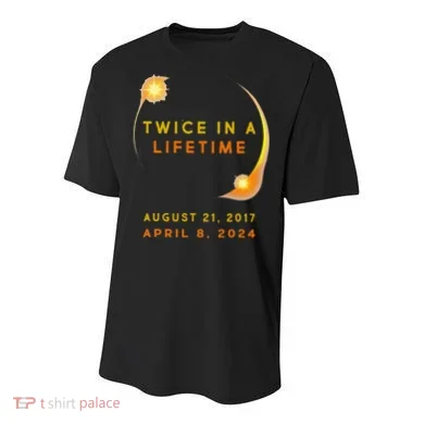 Solar Eclipse Youth Performance Sprint T-Shirt