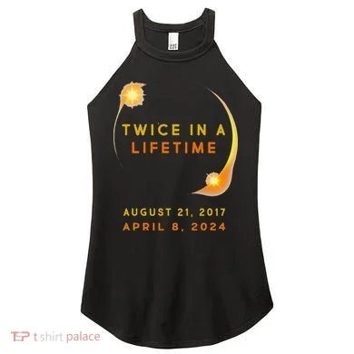 Solar Eclipse Women's Perfect Tri Rocker Tank
