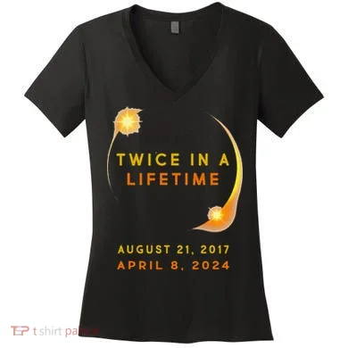 Solar Eclipse Women's V-Neck T-Shirt