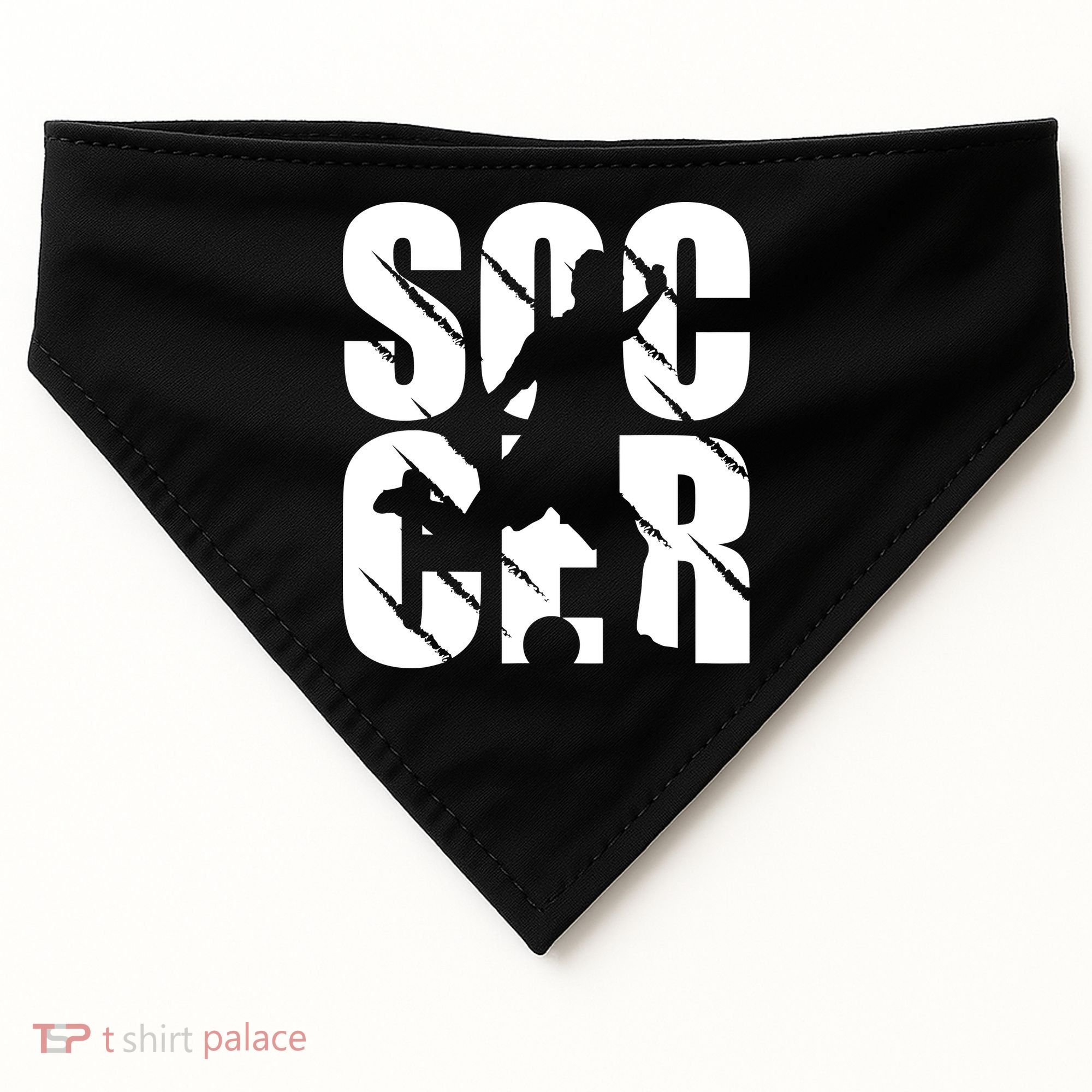 Soccer Enthusiast USA-Made Doggie Bandana