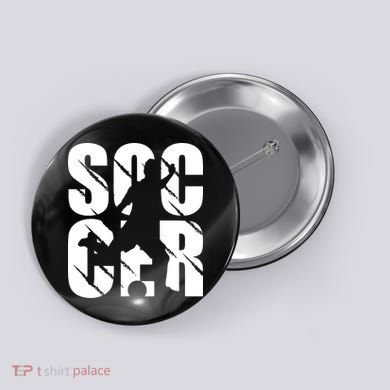 Soccer Enthusiast Button
