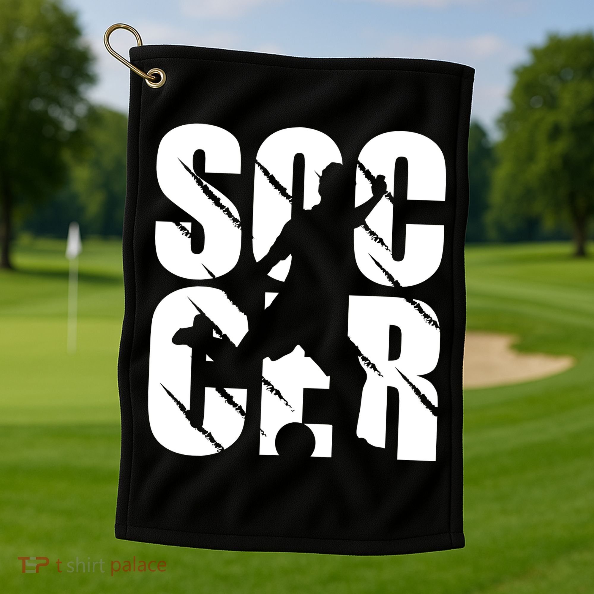 Soccer Enthusiast Golf Towel