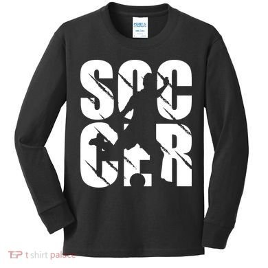 Soccer Enthusiast Kids Long Sleeve Shirt