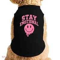 Stay Emotional Doggie Tank thumb 0