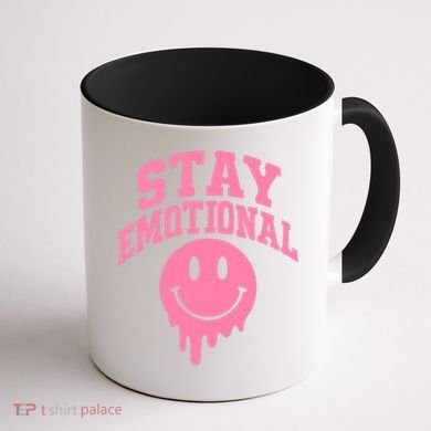 Stay Emotional Coffee Mug back