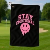 Stay Emotional Golf Towel thumb 1