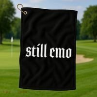 Still Emo Golf Towel thumb 1