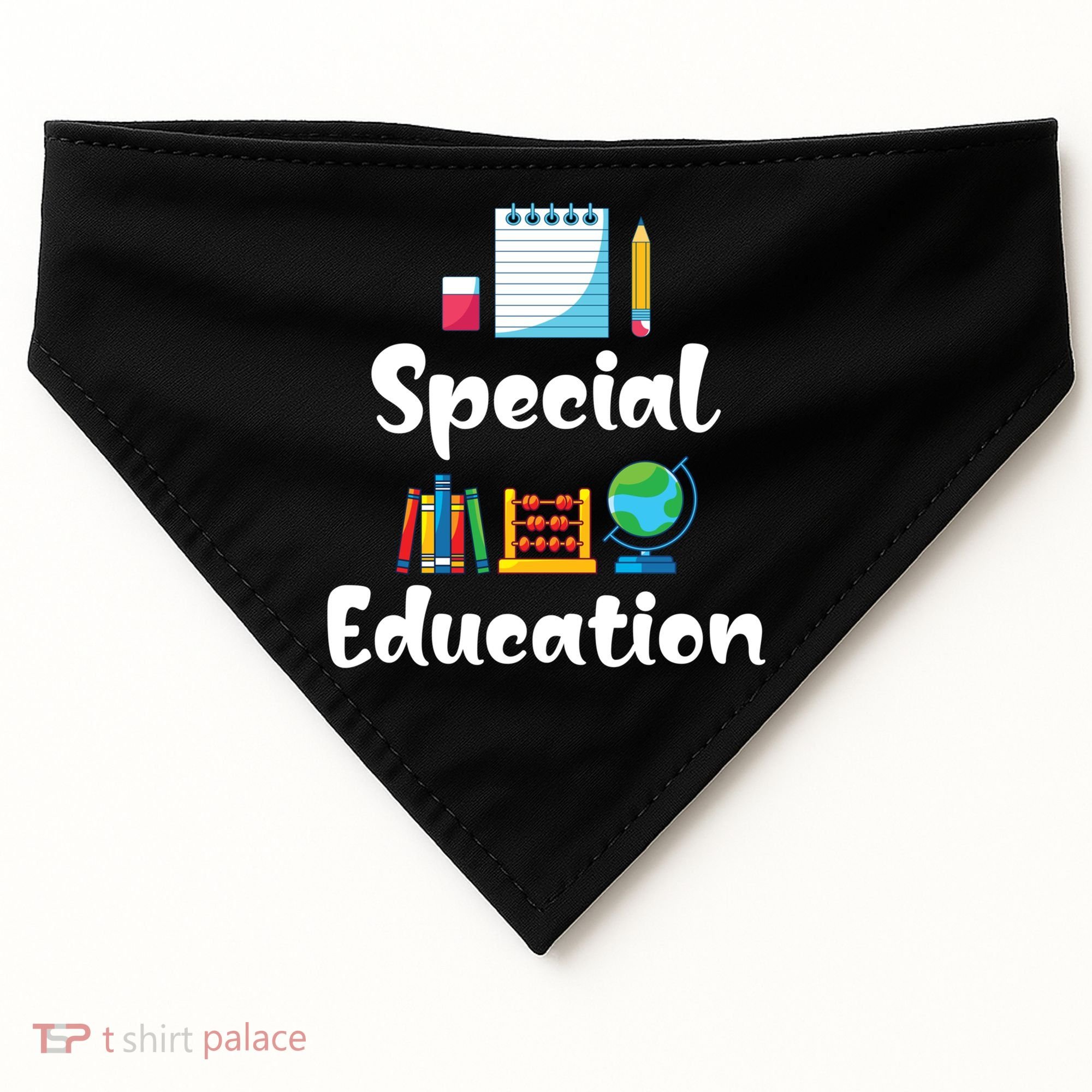 Sped Ed Special Education Sped Special Education Teacher Funny Gift USA-Made Doggie Bandana