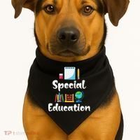 Sped Ed Special Education Sped Special Education Teacher Funny Gift USA-Made Doggie Bandana thumb 1