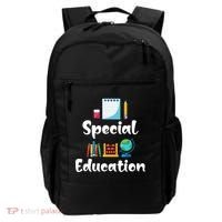 Sped Ed Special Education Sped Special Education Teacher Funny Gift Backpack thumb 0