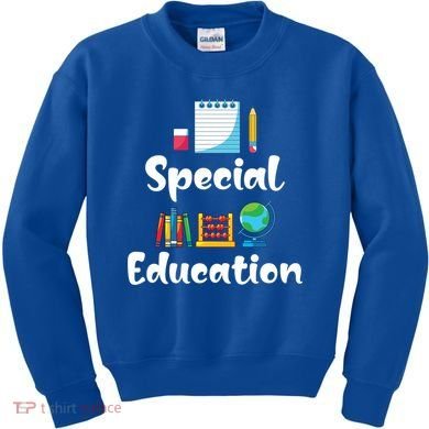 Sped Ed Special Education Sped Special Education Teacher Funny Gift Kids Sweatshirt