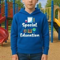 Sped Ed Special Education Sped Special Education Teacher Funny Gift Kids Hoodie thumb 2