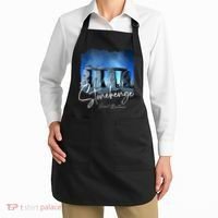 Stonehenge England Souvenir Stonehenge At Night Apron thumb 2