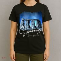 Stonehenge England Souvenir Stonehenge At Night T-Shirt thumb 4