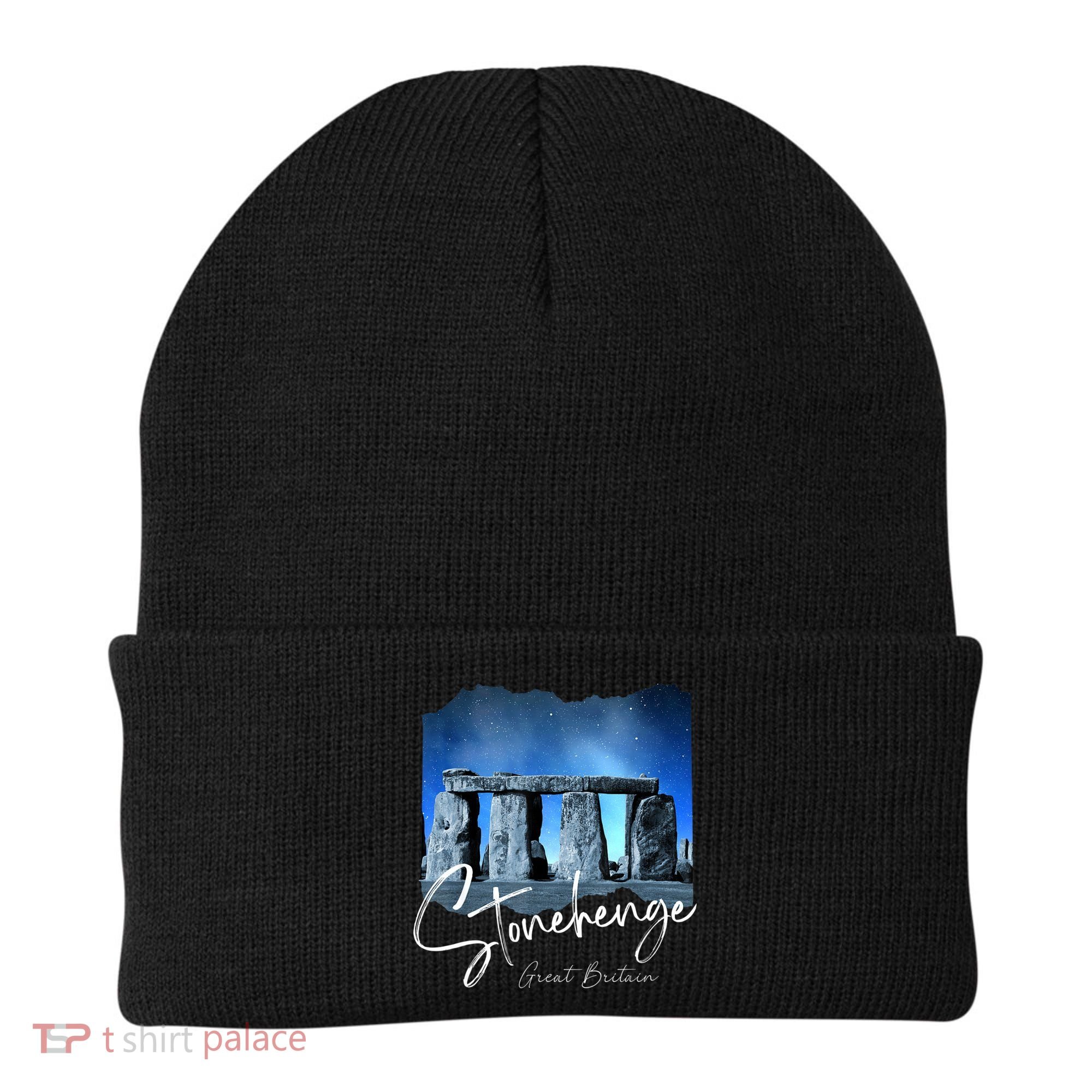 Stonehenge England Souvenir Stonehenge At Night Beanie