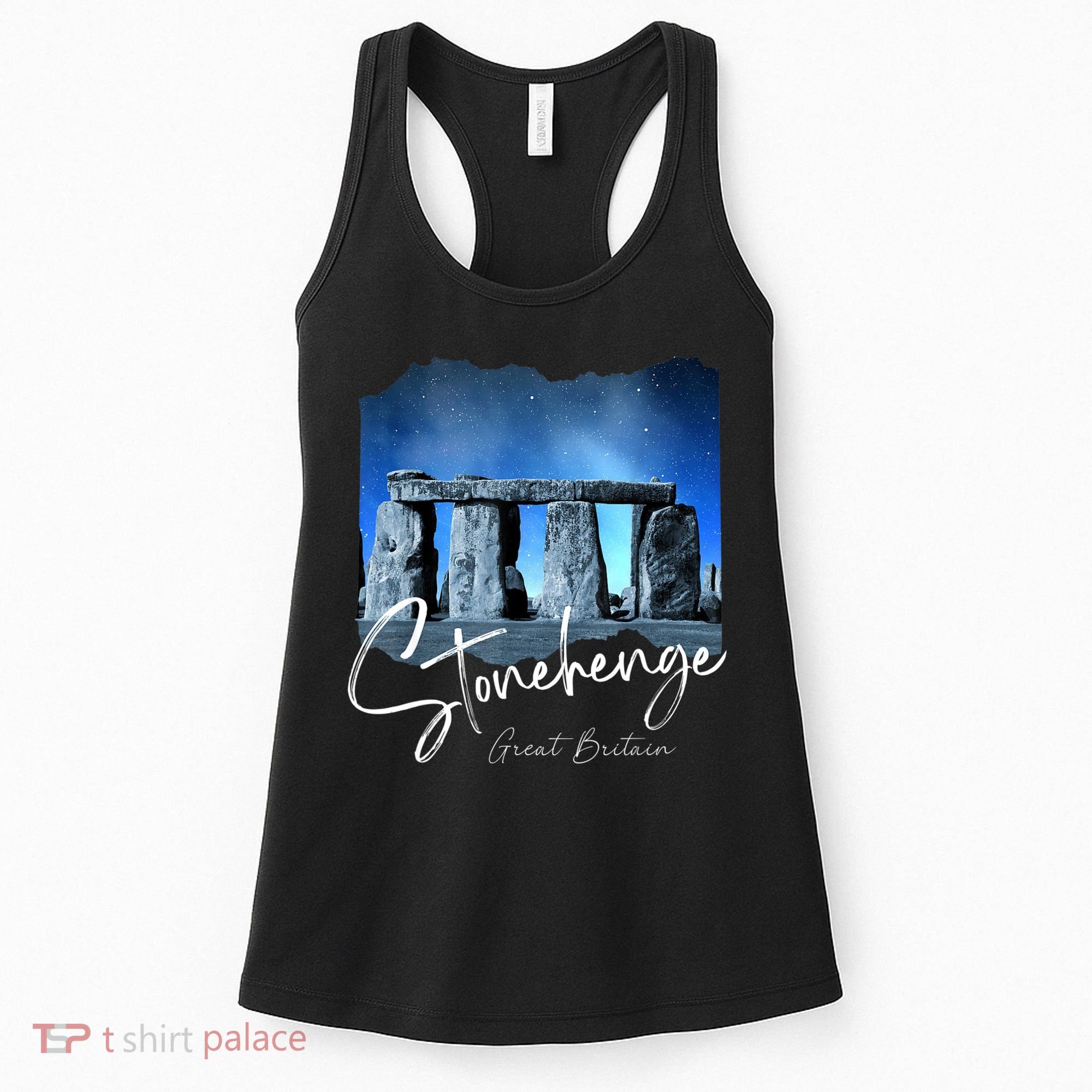 Stonehenge England Souvenir Stonehenge At Night Women's Tank Top