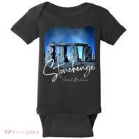 Stonehenge England Souvenir Stonehenge At Night Baby Bodysuit thumb 0