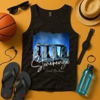 Stonehenge England Souvenir Stonehenge At Night Tank Top thumb 4