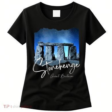 Stonehenge England Souvenir Stonehenge At Night Women's T-Shirt