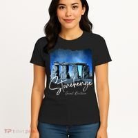Stonehenge England Souvenir Stonehenge At Night Women's T-Shirt thumb 4