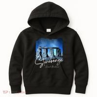 Stonehenge England Souvenir Stonehenge At Night Kids Hoodie thumb 0