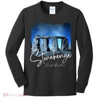 Stonehenge England Souvenir Stonehenge At Night Kids Long Sleeve Shirt thumb 0