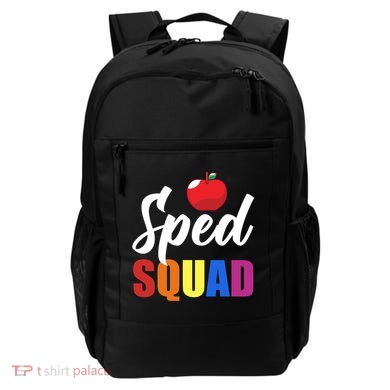 Sped Ed Sped Squad Special Education Teacher Gift Backpack