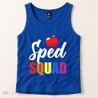Sped Ed Sped Squad Special Education Teacher Gift Tank Top thumb 2