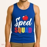Sped Ed Sped Squad Special Education Teacher Gift Tank Top thumb 3