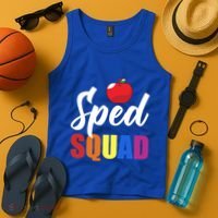 Sped Ed Sped Squad Special Education Teacher Gift Tank Top thumb 4